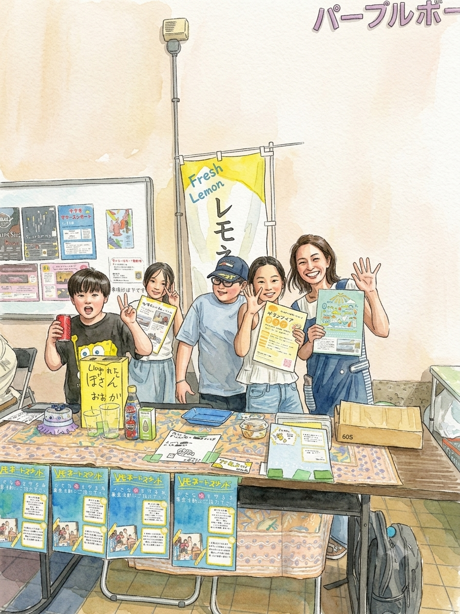 投稿についてもっと詳しく 子どもに全部任せたら、想像を超えることが起きた｜レモネードスタンドの記録