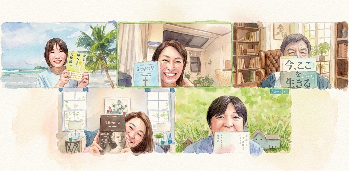 投稿についてもっと詳しく オンライン読書会で何をするの？　祈りをテーマに5人が5冊持ち寄った日